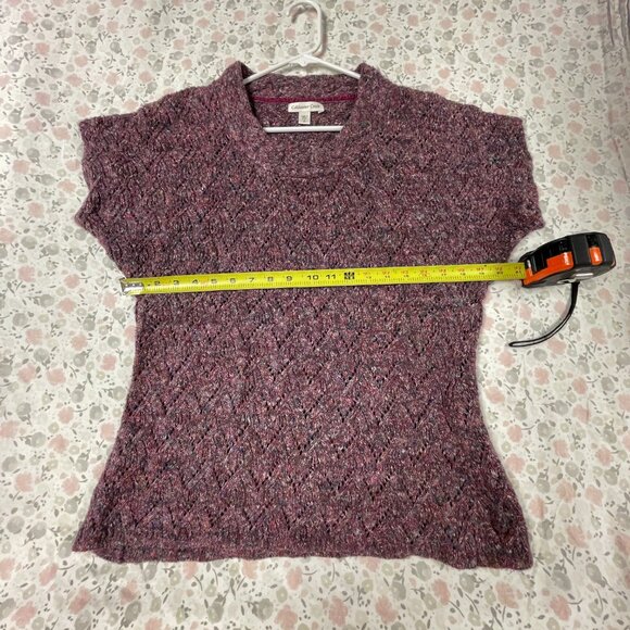 Coldwater Creek Short Sleeve Sweater - Women's 6-8 (runs large) - Light Purple - Picture 9 of 11